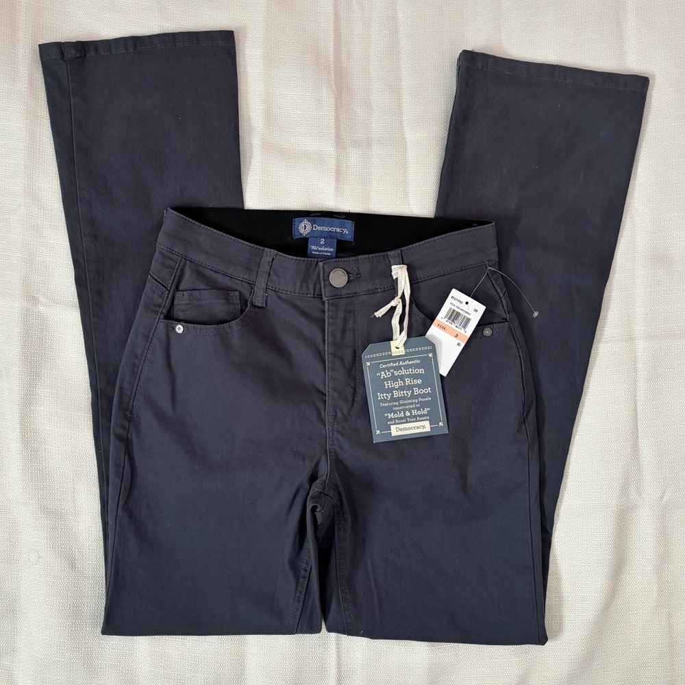 Democracy Ab Solution High Rise Itty Bitty Bootcut Jeans Sz 2 NWT | Democracy -